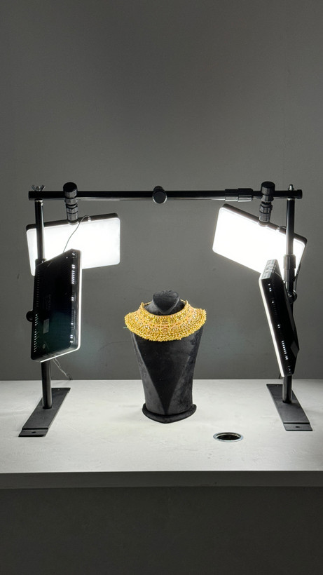 کیت نورپردازی حرفهای ۴ پنله GMETAL مدل LED-240