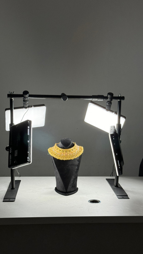 کیت نورپردازی حرفهای ۴ پنله GMETAL مدل LED-240