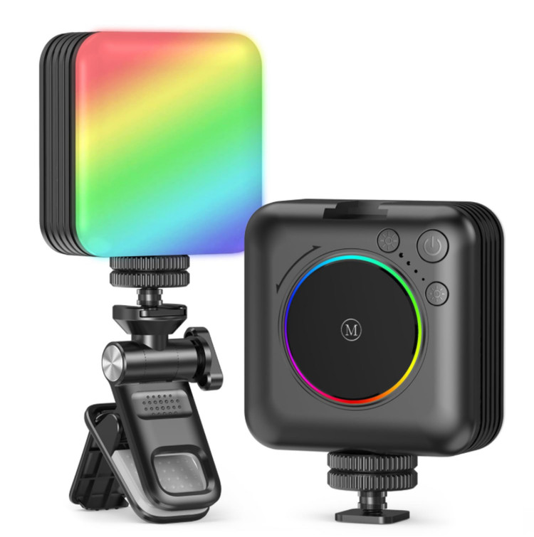 نورپرداز ویدیویی RGB مدل D12s (چراغ تولید محتوا با قابلیت تنظیم دما)