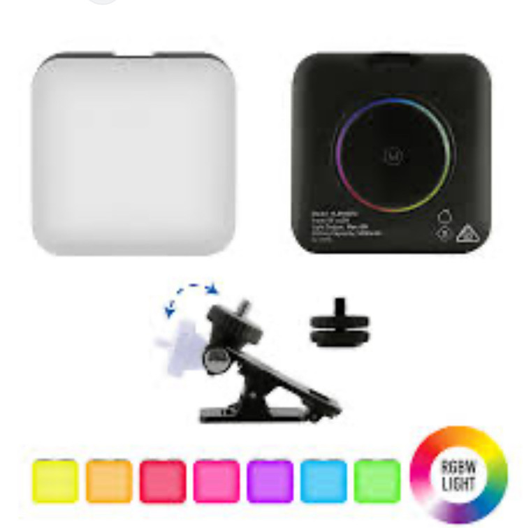 نورپرداز ویدیویی RGB مدل D12s (چراغ تولید محتوا با قابلیت تنظیم دما)