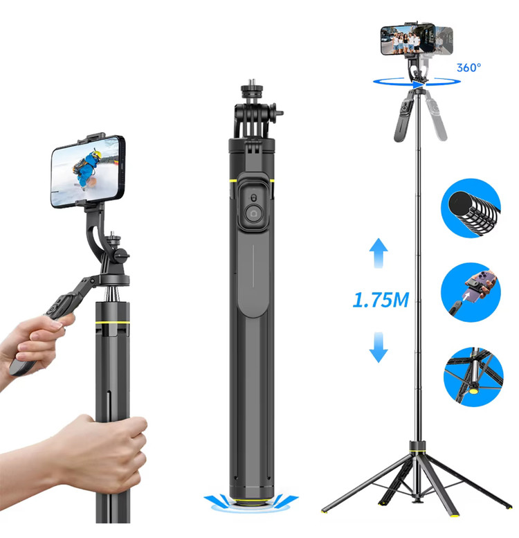 پایه فیلمبرداری TT19 با دسته بالانس و ریموت بلوتوث