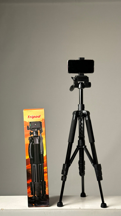 سهپایه حرفهای دوربین و گوشی مدل ۱۵۸ سانتیمتری (Tripod 158cm - 3Kg)