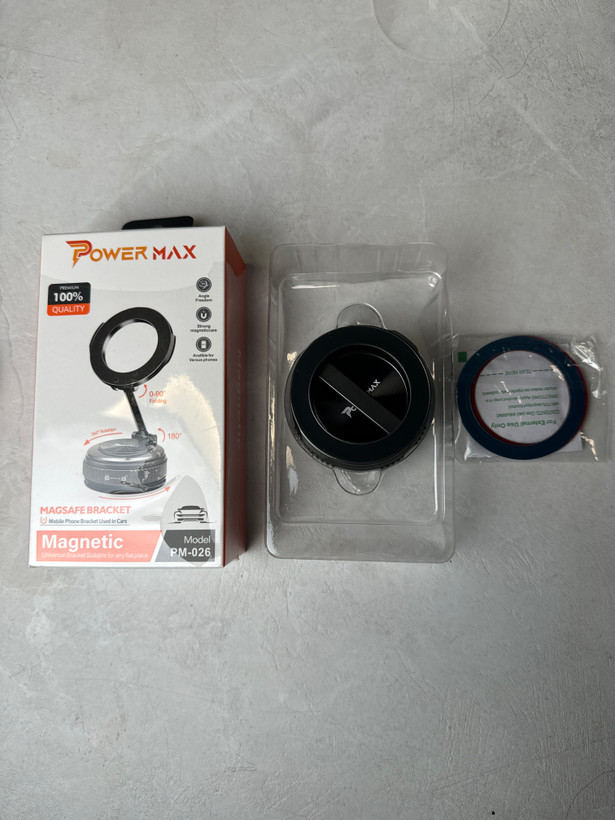 هولدر مگنتی موبایل پاورمکس (Power Max) مدل PM-026 - تاشو و ۳۶۰ درجه