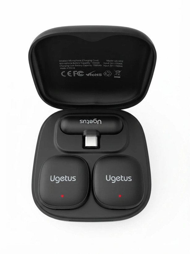 میکروفون بیسیم Ugetus مدل UG-M12 | مناسب تولید محتوا و پادکست