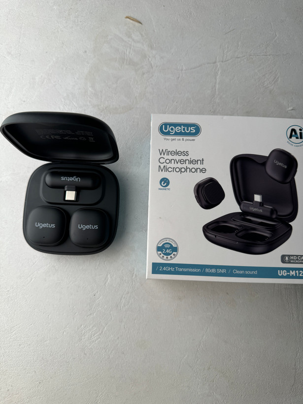 میکروفون بیسیم Ugetus مدل UG-M12 | مناسب تولید محتوا و پادکست