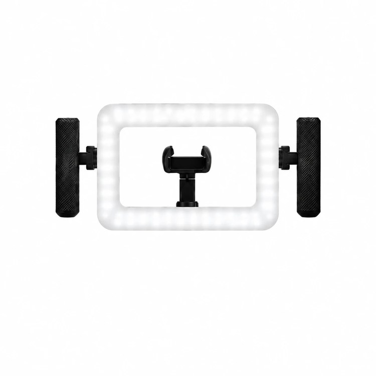 کیت رینگ لایت دوکاره مدل CY-865 (دستی و پایهدار) همراه با هولدر موبایل و ریموت