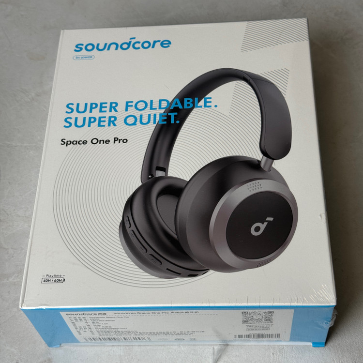 هدفون بلوتوثی انکر مدل Soundcore Space One Pro مشکی