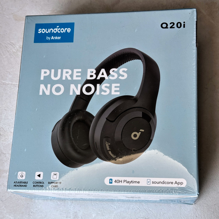 هدفون بیسیم انکر مدل Soundcore Q20i مشکی